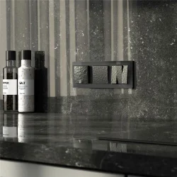 Набор клавиш для выключателя трехклавишного (Hammar черный) W1239008