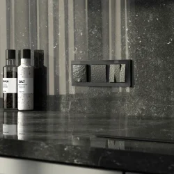 Набор клавиш для выключателя трехклавишного (Hammar черный) W1239008