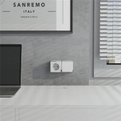 Выключатель одноклавишный проходной Gallant белый W5012001