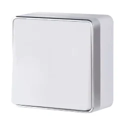 Выключатель одноклавишный проходной Gallant белый W5012001