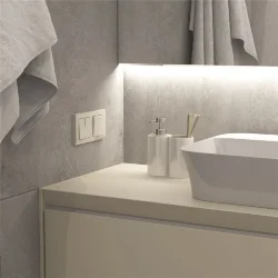 Рамка из поликарбоната на 2 поста Stark слоновая кость W0021803