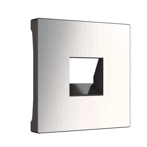 Накладка для RJ45 и RJ11 (глянцевый никель) WL02-RJ-CP - фото