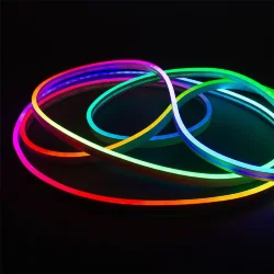 Светодиодный гибкий неон RGB-SPI 3838, 72led/m, 24pix/m, WS2811, 12V, 12W/m, IP65, 6.5x16.5mm, LN211