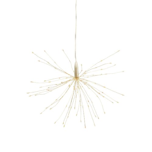 ULD-H3030-150-DTA-3AA-RC WARM WHITE IP20 FIREWORKS Фигура светодиодная Фейерверк на батарейках 3AA не в-к, 30х30см, Подвесная, 120 светодиодов, Теплый белый свет, Пульт ДУ в-к, Провод прозрачный, TM Uniel - фото 2