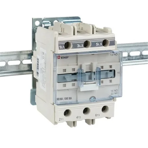 Контактор КМЭ 80А кат. 220В AC 1НО+1НЗ EKF ctr-s-80-220 - фото 2