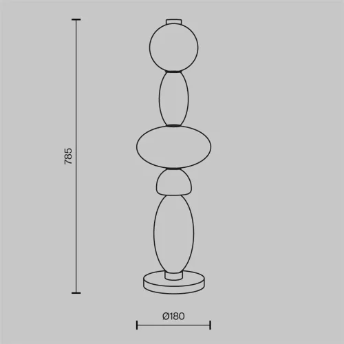 Настольный светильник Adore 3000К 23Вт (Латунь) - фото 8