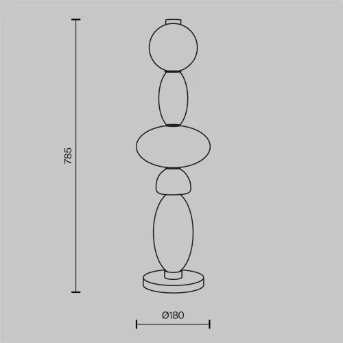 Настольный светильник Adore 3000К 23Вт (Латунь) - фото 12