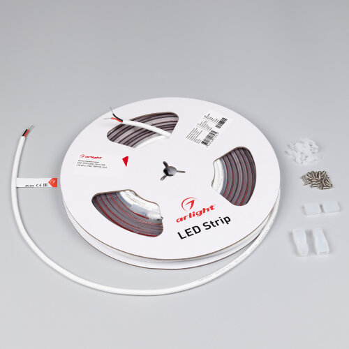Светодиодная лента герметичная CSP-PFS-Х320-10mm 24V Warm3000 (10 W/m, IP68, TWP100, 5m) (Arlight) 045052 - фото 2