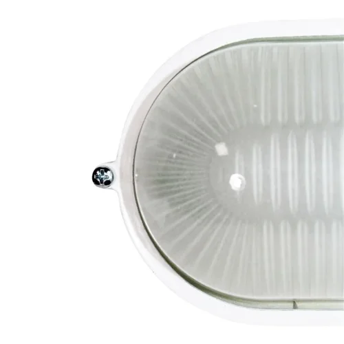 Светильник 'Банник' 1401 НПП 03-60-021 1х60Вт E27 IP65 овал малый корпус бел. Элетех 1005500938 - фото 3