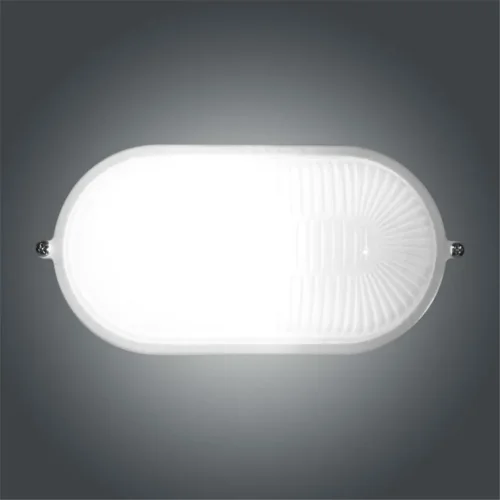 Светильник 'Банник' 1401 НПП 03-60-021 1х60Вт E27 IP65 овал малый корпус бел. Элетех 1005500938 - фото 5