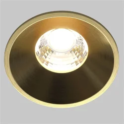 Встраиваемый светильник Round 4000K 7W 60° (Латунь)