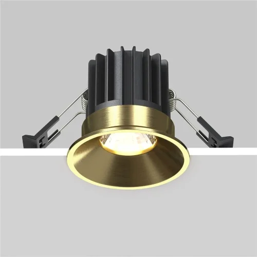 Встраиваемый светильник Round 4000K 7W 60° (Латунь) - фото 4