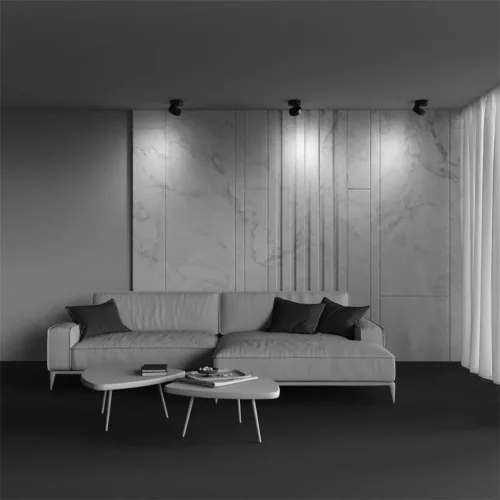 Потолочный светильник Onda 3000K 1x18Вт 120° (Черный) - фото 7