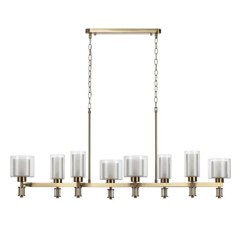 Люстра «ODEON LIGHT» 5088/8A, серия: SAGA (крепление на планке). Фото 1.