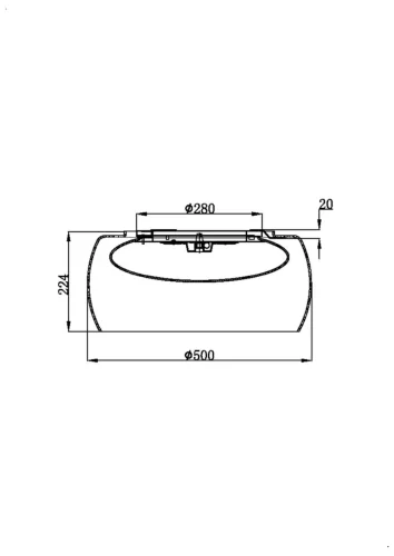 Потолочный светильник Solen 3000К 16Вт (Черный) - фото 2