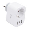 USH-A103 1G-UC-WF WHITE Умная розетка Wi-Fi, 2USB+Type-C 5В, 2.4A, 16A, До 3680Вт, Голосовое управление+приложение UnielSmart, TM Uniel - фото 2