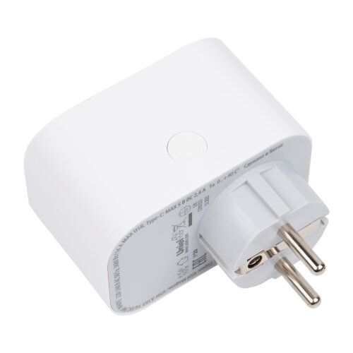 USH-A103 1G-UC-WF WHITE Умная розетка Wi-Fi, 2USB+Type-C 5В, 2.4A, 16A, До 3680Вт, Голосовое управление+приложение UnielSmart, TM Uniel - фото 3