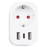 USH-A103 1G-UC-WF WHITE Умная розетка Wi-Fi, 2USB+Type-C 5В, 2.4A, 16A, До 3680Вт, Голосовое управление+приложение UnielSmart, TM Uniel - фото 4