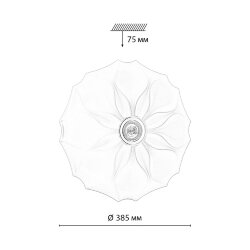 Настенно-потолочный светильник «СОНЕКС» 7688/DL, дизайн: Модерн, серия: RONI (накладной) - заменяемый LED модуль