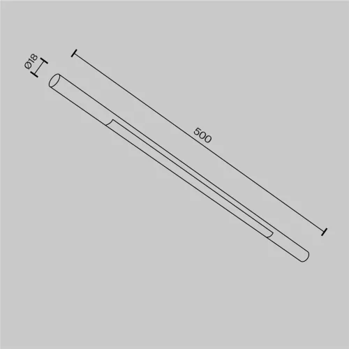 Светильник Базис / Basis для системы освещения Axity 3000/6000К 12Вт 120° (Черный) C100CL-L500-12W3-6K-B - фото 8