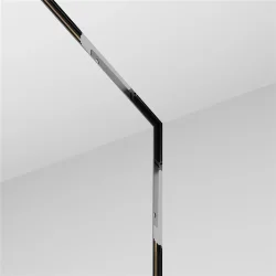 Коннектор угловой внутренний под шпаклевку , встраиваемый Levity (Черный)