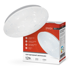 Светильник светодиодный серии DECO ОРИОН 12Вт 230В 4000К 1080Лм 210х65мм IN HOME