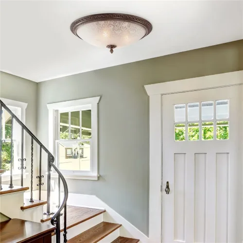 Потолочный светильник Pascal E27х4 (Белый с Золотом) - фото 5