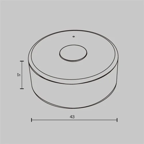 Пульт для светодиодной ленты DIM 1 зона (Черный) - фото 2