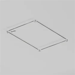 Шинопровод 2 м Exility X накладной, черный (Черный) TRX239-412B