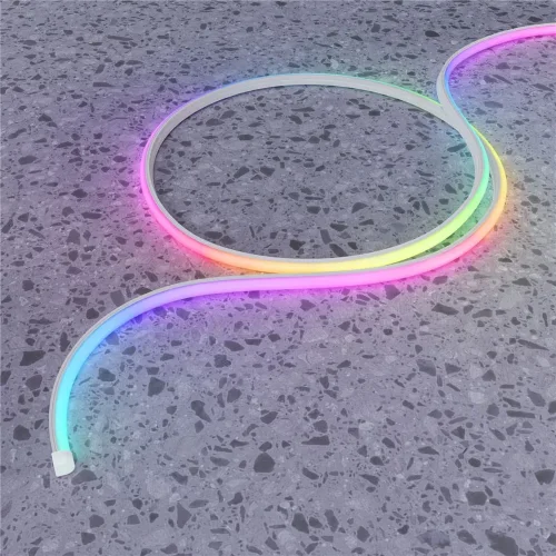 Гибкий неон 1313 24В 14,4Вт/м RGB IP67 5м (Белый) - фото 3