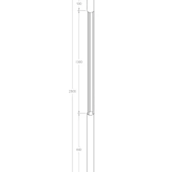 Садово-парковый светильник Милль / Mill 3000K 30Вт IP 65 (Графит) O427FL-L30GF3K