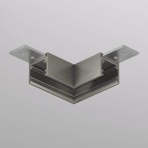 TR5731-DN Угловой элемент для трека SHINE BASE 90° потолок-потолок, темный никель, алюминий.