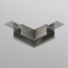 TR5731-DN Угловой элемент для трека SHINE BASE 90° потолок-потолок, темный никель, алюминий.