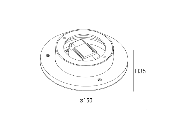 'Бра декоративное , Черный, 7Вт, 3000K, IP20, ML-R150-BL-WW. Фото 3
