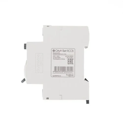 Выключатель дифференциального тока (УЗО) 2п 63А 30мА тип AC City9 Set 230В SE C9R36263 - фото 7