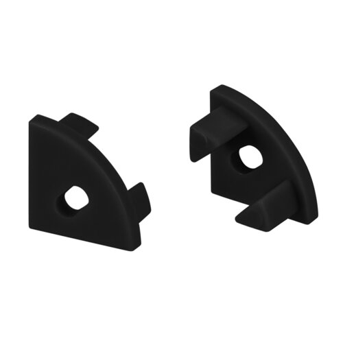 Заглушка SL-KANT-H11 BLACK c отверстием (Arlight, Пластик) - фото 1