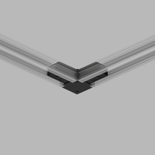 TR1102-BK Соединитель для шинопровода L-образный, черный. Фото 2