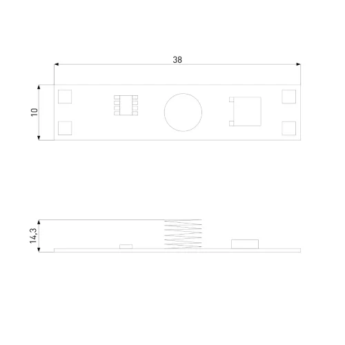 Выключатель с датчиком касания с функцией диммирования 12/24V 60/120W 95001/01 - фото 5