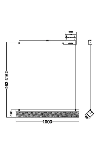 Подвесной светильник Petra 3000К 35Вт (Латунь) - фото 3