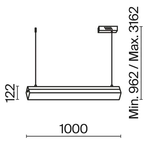 Подвесной светильник Petra 3000К 35Вт (Латунь) - фото 4