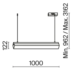 Подвесной светильник Petra 3000К 35Вт (Латунь)
