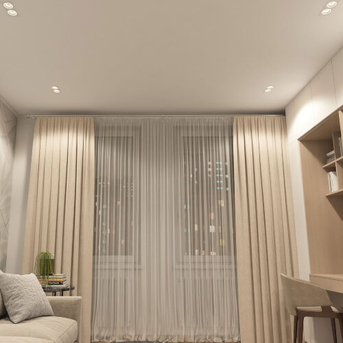 DK2062-WH Встраиваемый светильник, IP 20, до 15 Вт, GU10, LED, белый, алюминий. Фото 4