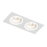 DK2062-WH Встраиваемый светильник, IP 20, до 15 Вт, GU10, LED, белый, алюминий.