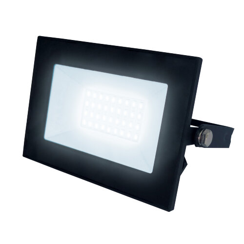 ULF-F21-30W-4000K IP65 200-250В BLACK Прожектор светодиодный, Белый свет 4000K, Корпус черный, TM Uniel - фото 1