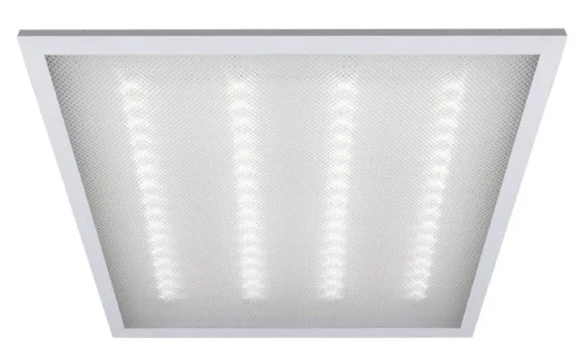 Светильник светодиодный ДВО-6001 Призма 36Вт 4000К IP40 595х595х19 ДВО/ДПО рассеив. V2 негорюч.; панель ФАZА 5033856A - фото