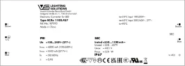 Драйвер влагозащищённый для светодиодов 320W/550-1110мА 220-457V IP67 | потенциометр | ECXe 1050.457 | - Vossloh-Schwabe. Фото 3