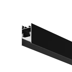 Алюминиевый профиль накладной-подвесной 25x42 (Черный, 2 м), ALM-2542-B-2M 633010 (Черный)
