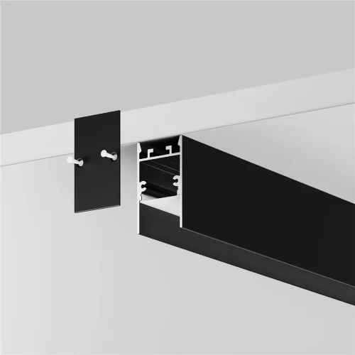 Алюминиевый профиль накладной-подвесной 25x42 (Черный, 2 м), ALM-2542-B-2M 633010 (Черный) - фото 4