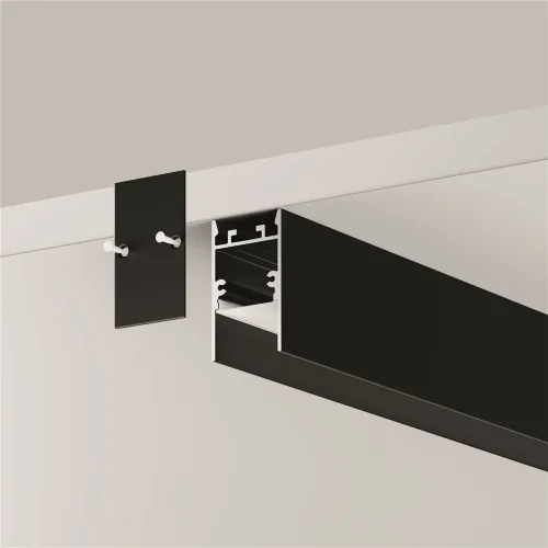 Алюминиевый профиль накладной-подвесной 25x42 (Черный, 2 м), ALM-2542-B-2M 633010 (Черный) - фото 8