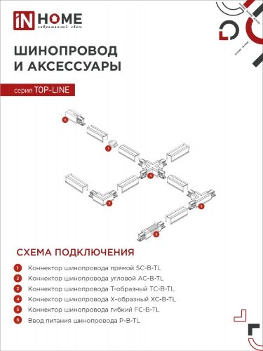 Светильник трековый светодиодный TR-07-TL 25Вт 4000К 2500Лм IP40 24 градуса белый серии TOP-LINE IN HOME - Фото 7